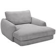 XXL-SESSEL - Schwarz/Grau, KONVENTIONELL, Kunststoff/Textil (132/81/158cm) - Carryhome