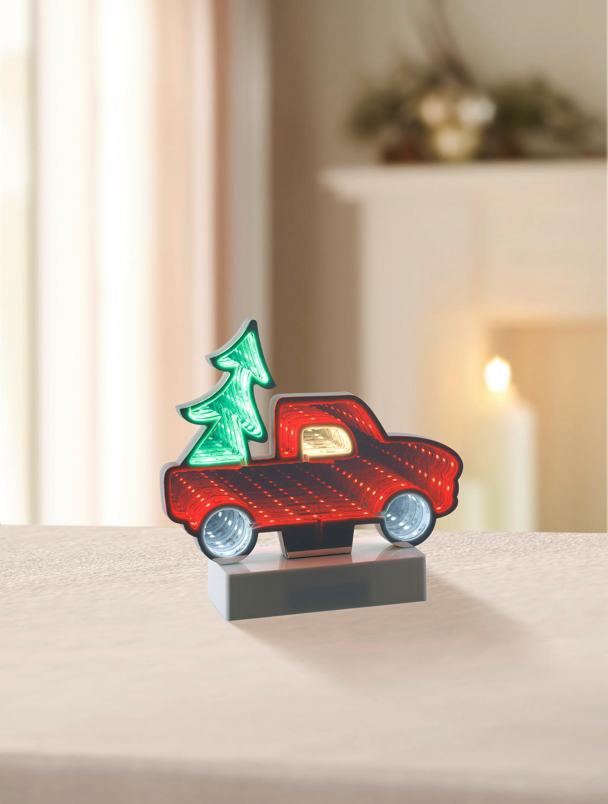 DEKOR AUTÓ - áttetsző, Lifestyle, műanyag (19/5,5/18cm) - X-Mas