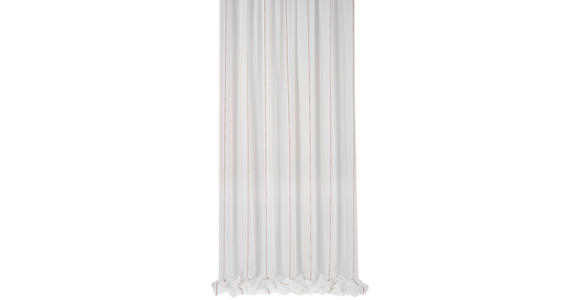 VORHANGSTOFF per lfm halbtransparent  - Rot, KONVENTIONELL, Textil (280cm) - Esposa