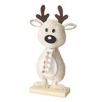 DEKOFIGUR KIND - Braun, Basics, Holz/Textil (13,5/5/28cm)