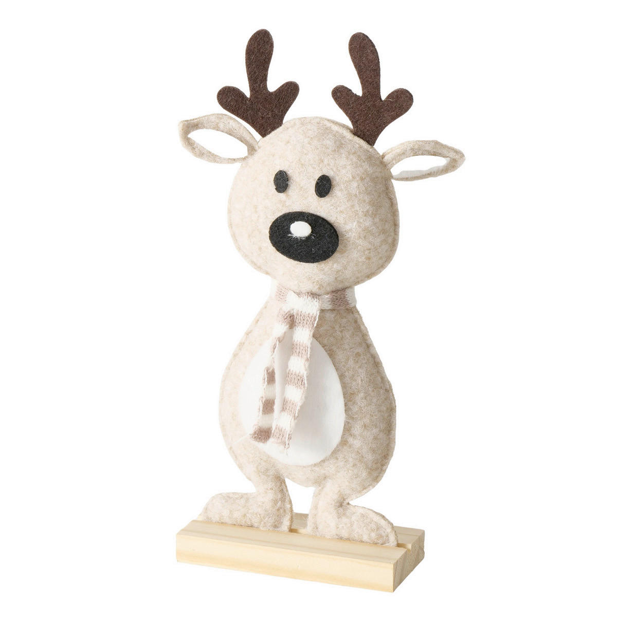 DEKOFIGUR KIND - Braun, Basics, Holz/Textil (13,5/5/28cm)