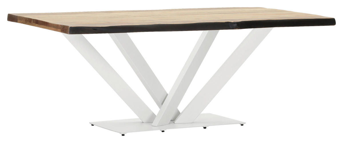 TISCHPLATTE Akaziefarben   - Akaziefarben, Design, Holz (200/100/5cm) - Landscape