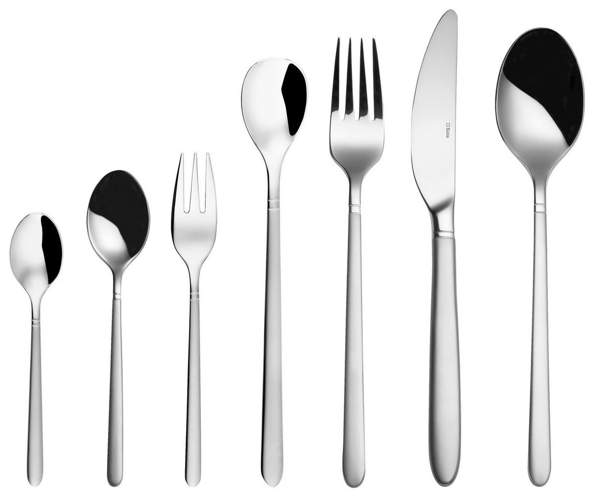 BESTECKSET 36-teilig  Porto Elite  - Konventionell, Metall - Sola