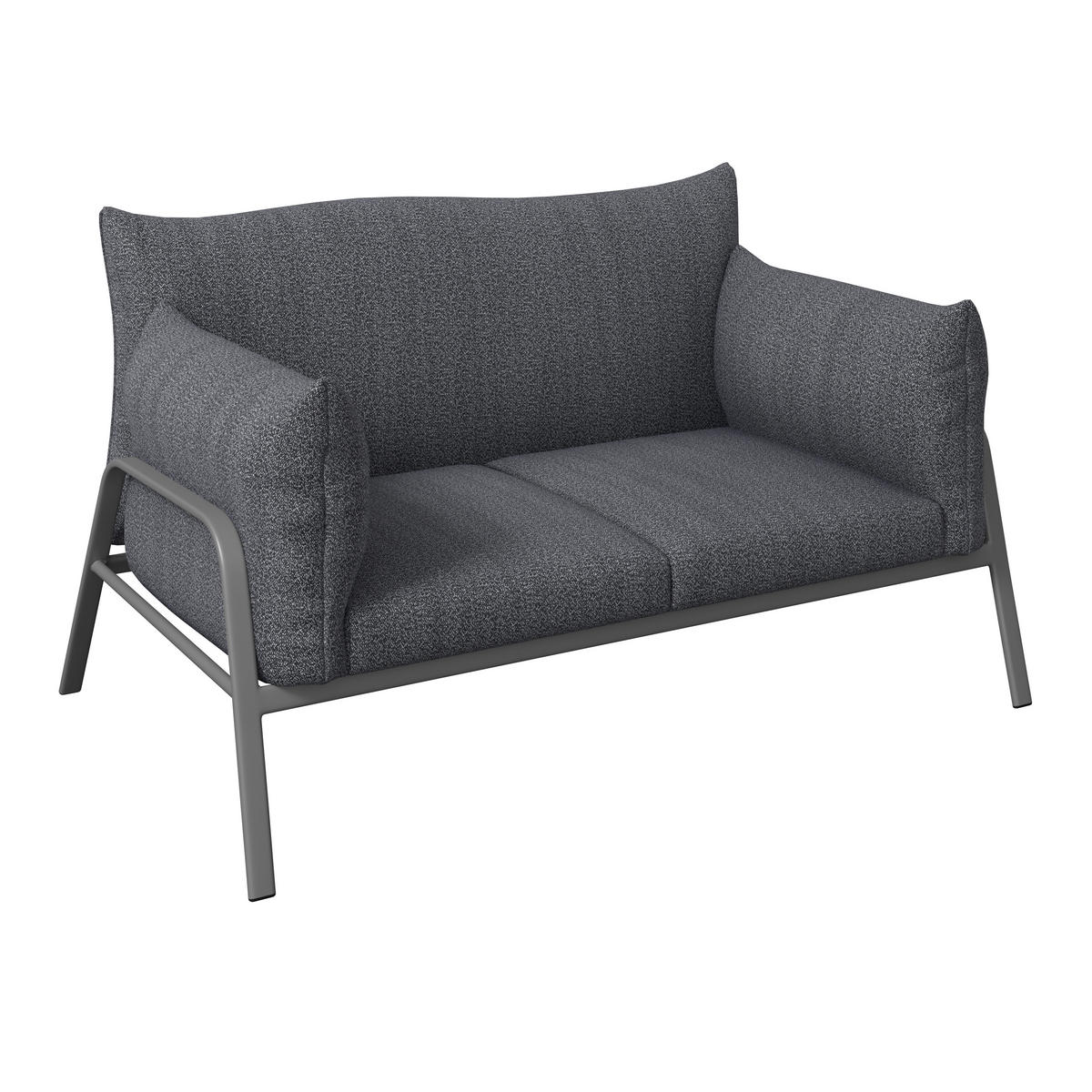 UTEMÖBLER SET  - mörkgrå/antracit, Basics, metall/glas - Ambia Garden