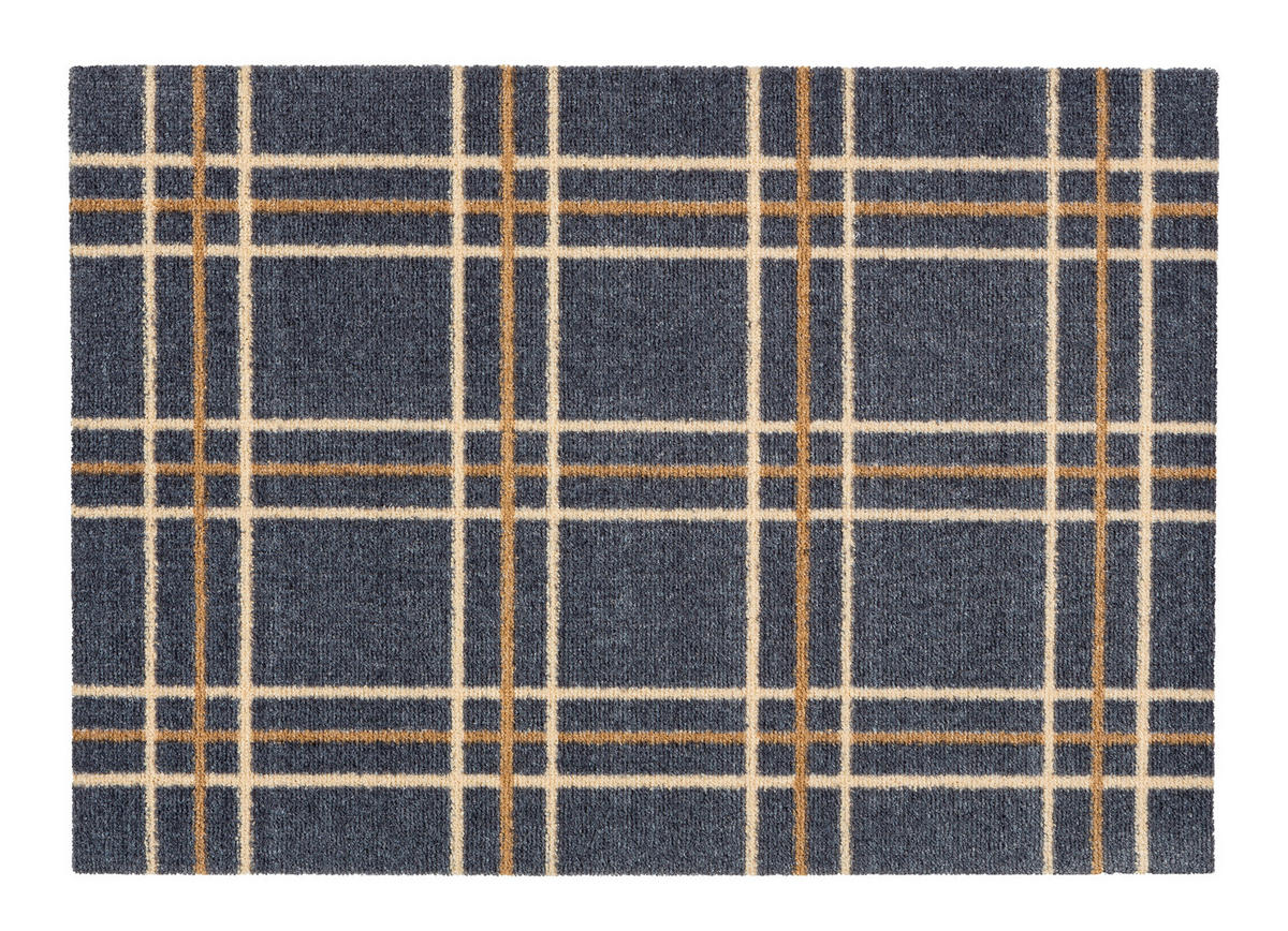 FUßMATTE 50/70 cm  - Dunkelorange/Grau, Basics, Textil (50/70cm) - Esposa