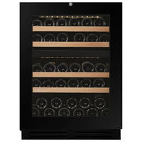 WEINKÜHLSCHRANK DAUF-39.119DB.TO  - Schwarz, Basics, Glas/Holz (59,5/82/57,5cm)