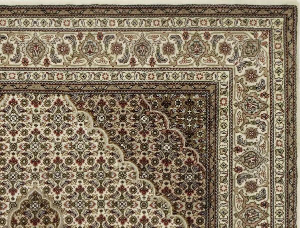 Thumbnail - Cazaris Läufer Cavari Mahi, Creme, Textil, Bordüre, rechteckig, 80x200 cm, Care & Fair, für Fußbodenheizung geeignet, in...