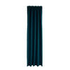 WÄRMESCHUTZVORHANG SILENCE blickdicht 140/245 cm   - Blau, Basics, Textil (140/245cm)