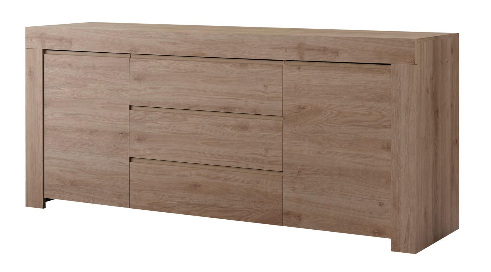 SIDEBOARD  184/81/42 cm  - Eichefarben, Design, Holzwerkstoff (184/81/42cm) - MID.YOU