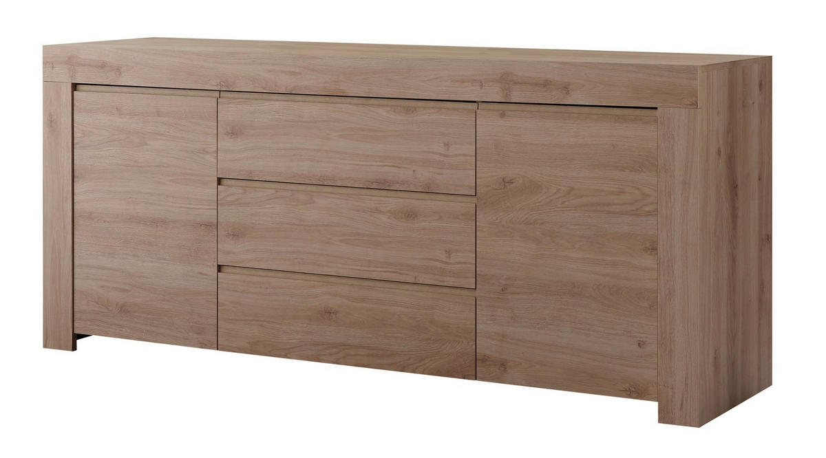 SIDEBOARD  184/81/42 cm  - Eichefarben, Design, Holzwerkstoff (184/81/42cm) - MID.YOU