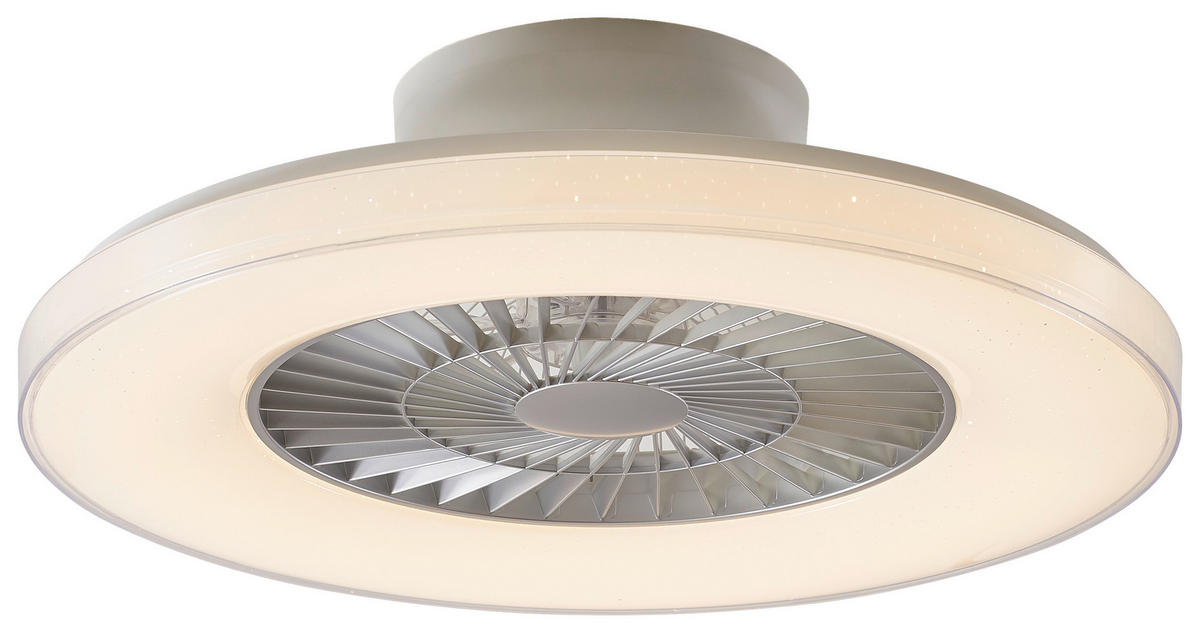 MENNYEZETI VENTILÁTOR - titánszürke/ezüstszínű, Basics, műanyag (59/15,5cm) - Mican