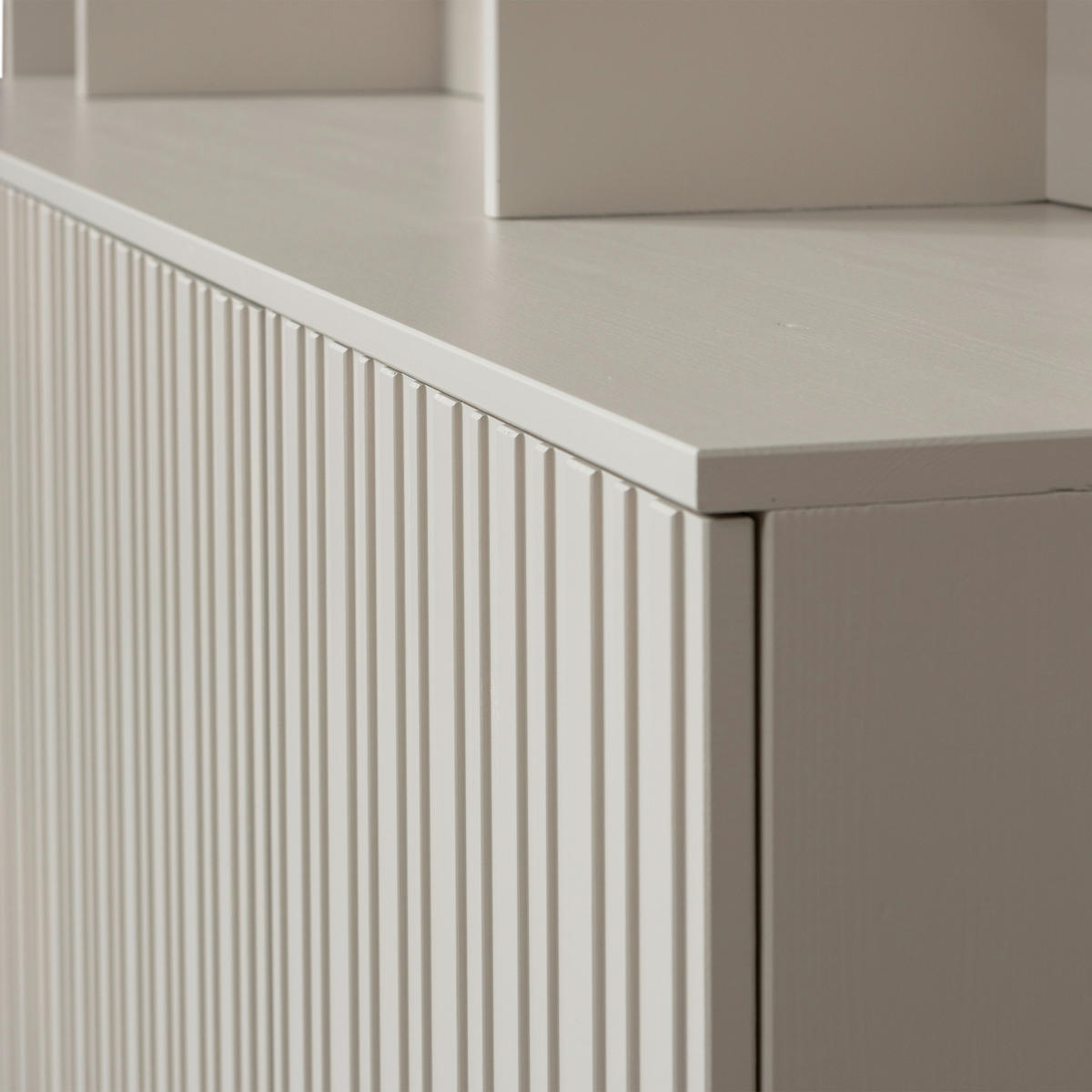 REGAL Kiefer Grau  - Schwarz/Grau, Design, Holz/Metall (200/150/44cm) - Livetastic