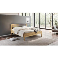 BETT 160/200 cm  in Naturfarben, Wildeiche  - Wildeiche/Naturfarben, MODERN, Holz (160/200cm) - MID.YOU