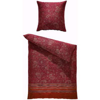 WENDEBETTWÄSCHE 2-teilig Moumbay R1 Makosatin 135/200 cm  - Rot/Terracotta, LIFESTYLE, Textil (135/200cm) - Bassetti