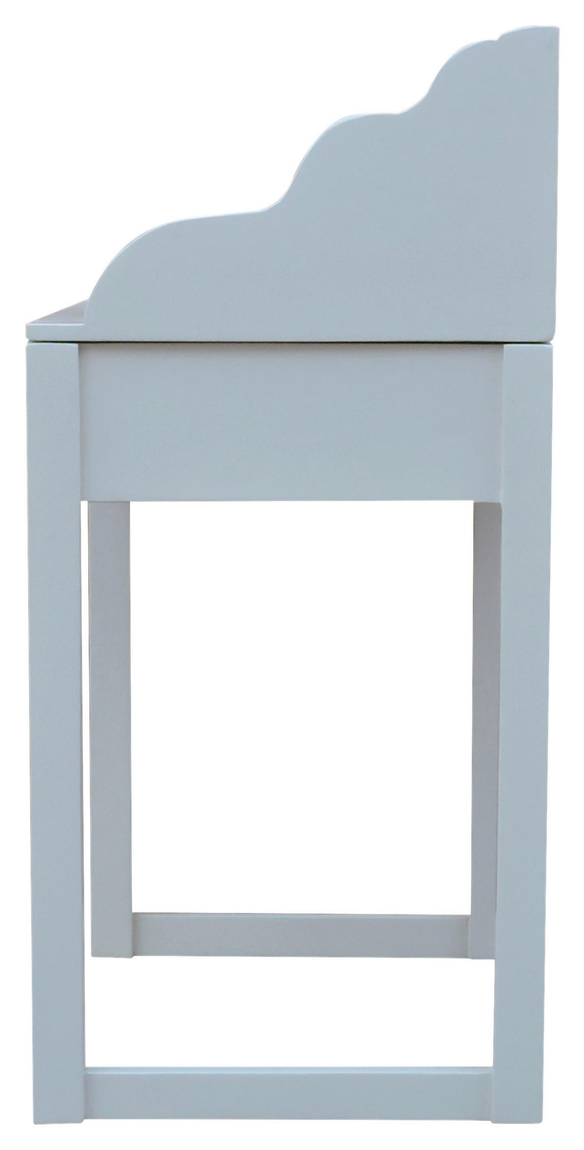 SEKRETÄR  in Weiß  - Schwarz/Weiß, MODERN, Holz/Metall (90/105/50cm) - Livetastic
