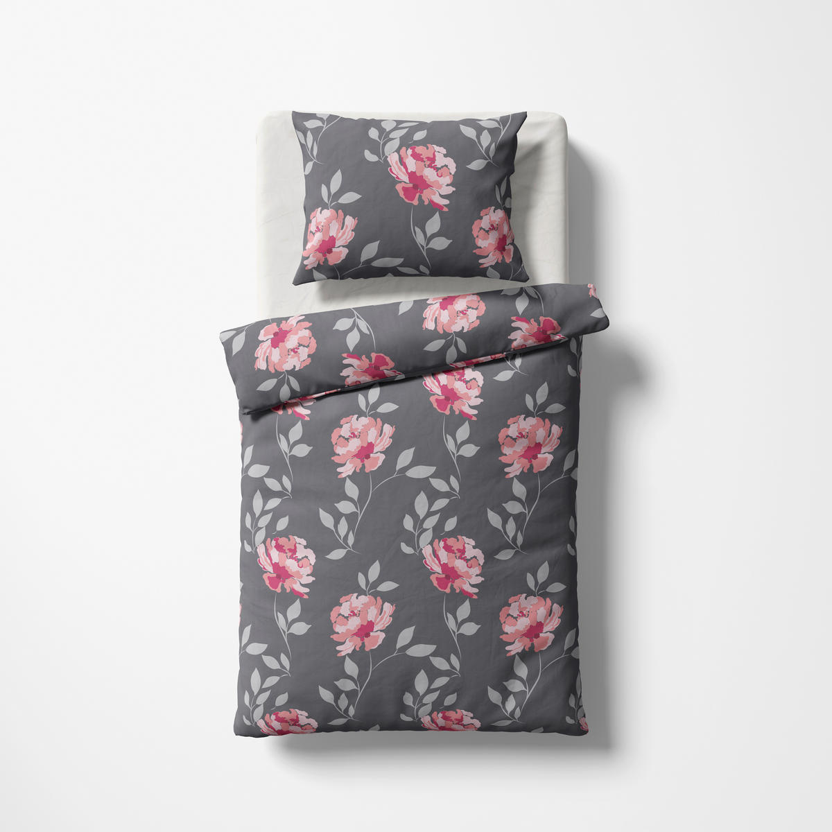 BETTWÄSCHE Seersucker 140/220 cm  - Grau, Design, Textil (140/220cm) - Florella