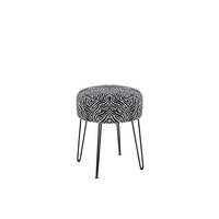 PALL i metall, textil svart, vit  - vit/svart, Klassisk, metall/textil (43/45/43cm) - Xora