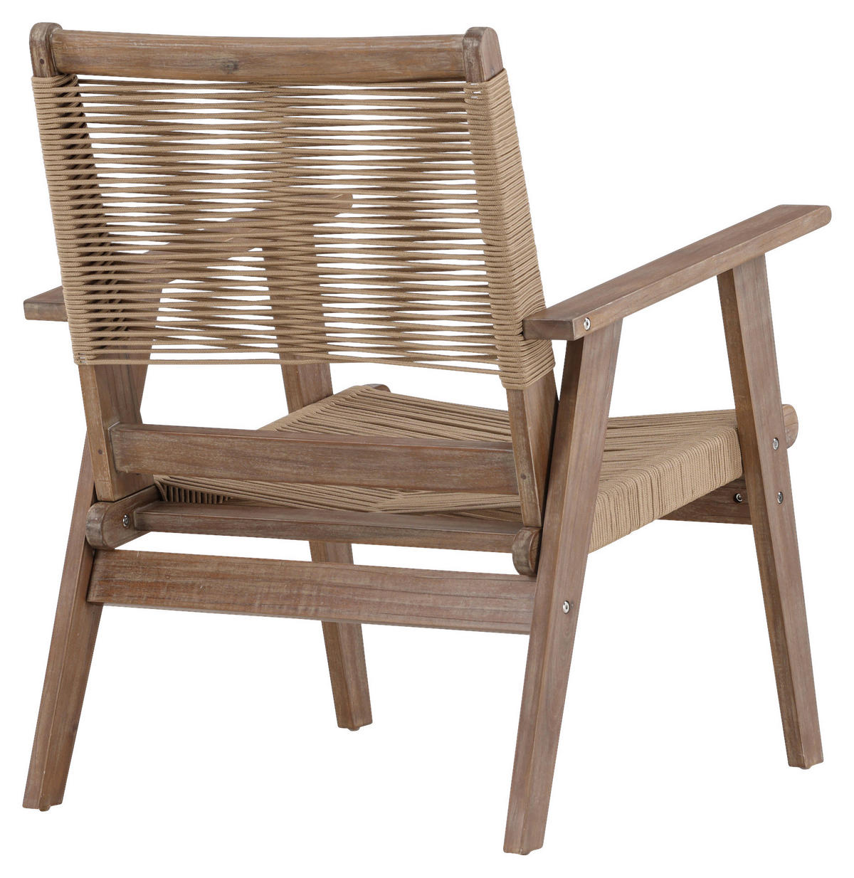 LOUNGEFÅTÖLJ  - brun, Klassisk, trä/textil (68/88/72cm) - Gardenson