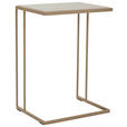COUCHTISCH 47/38/68 cm Creme, Beige  - Hellbraun/Beige, Design, Stein/Metall (47/38/68cm) - Johann Jakob