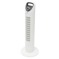 OSZLOPVENTILÁTOR - fehér, Basics, műanyag/fém (28/79cm)