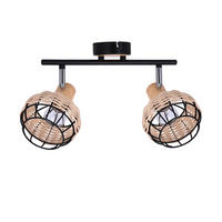 STRAHLER Tajga 44/12/18 cm   - Schwarz, Natur, Holz/Metall (44/12/18cm)