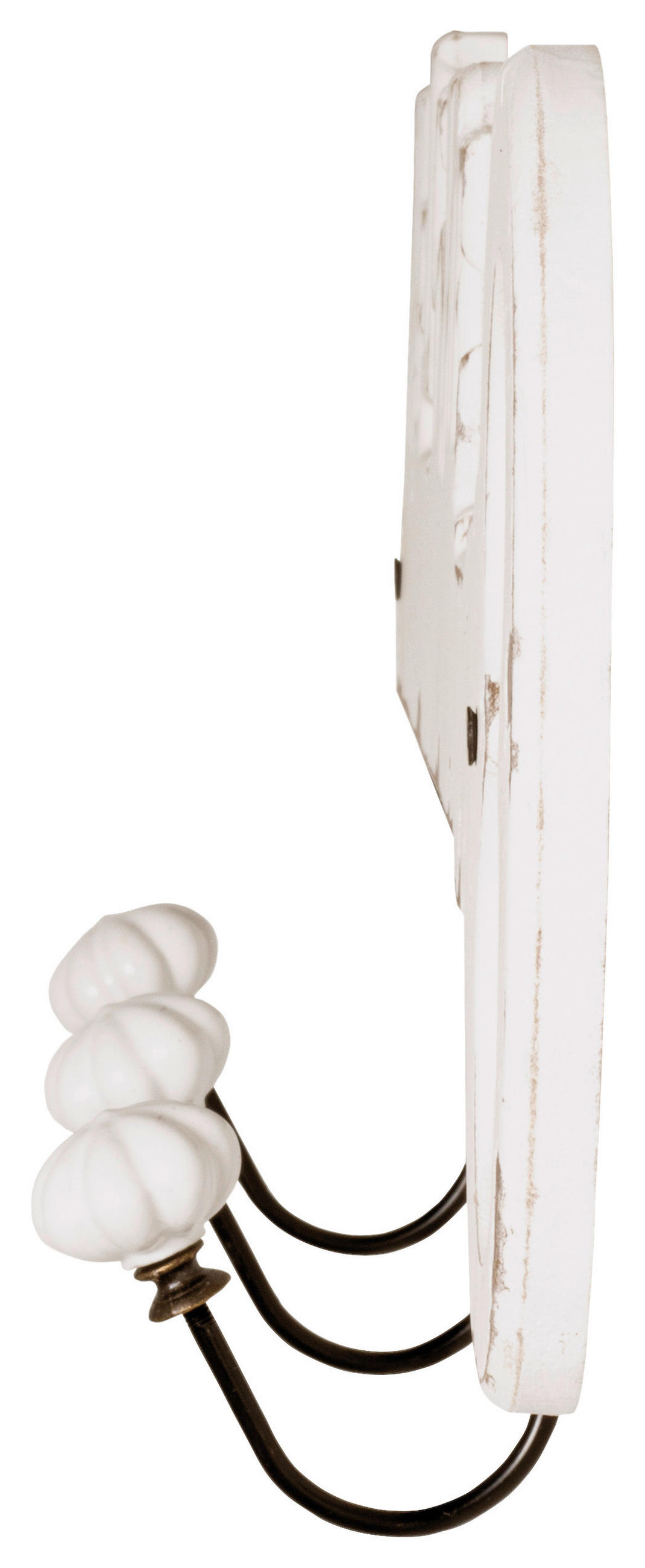 HAKENLEISTE  in Weiß  - Weiß, MODERN, Holzwerkstoff (50/22/7cm)