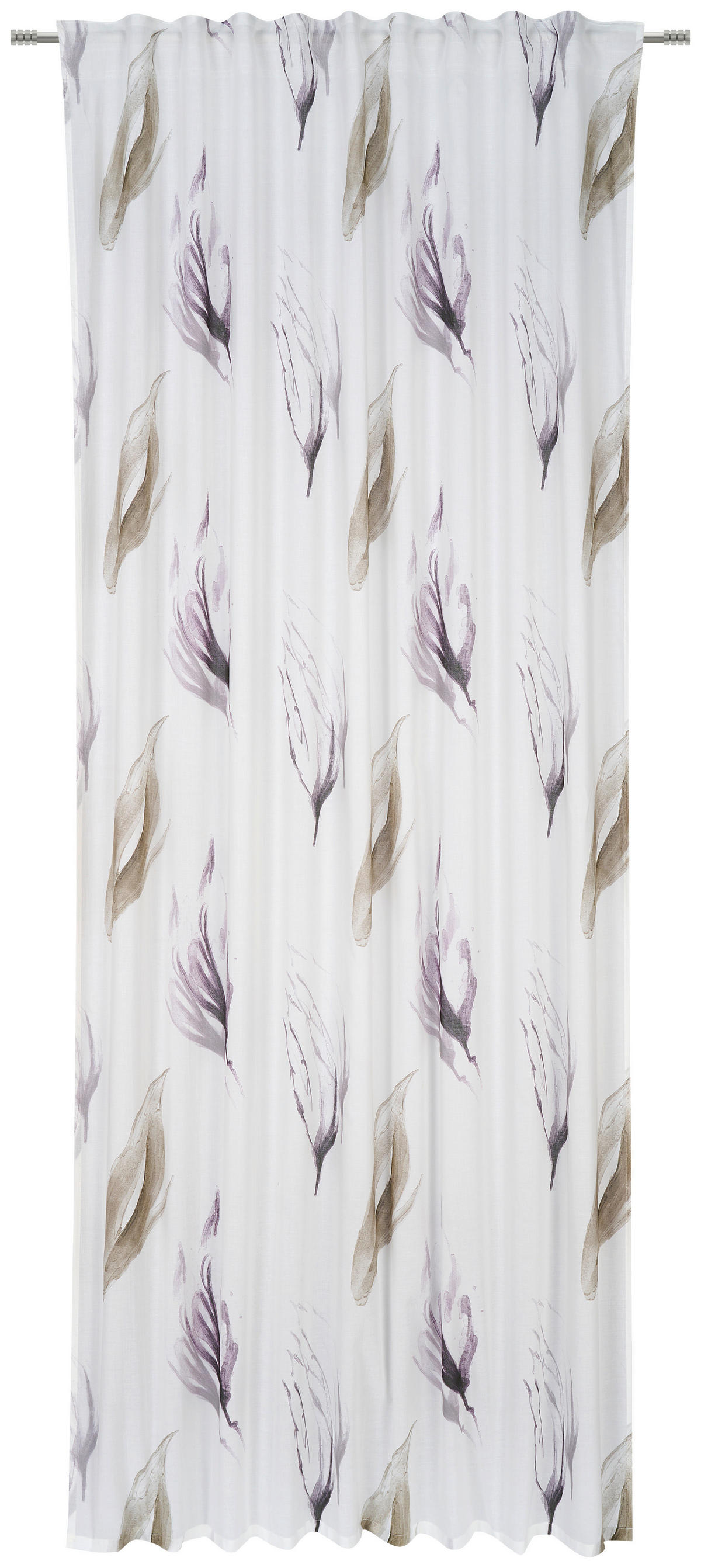 HOTOVÝ ZÁVĚS, poloprůhledné, 140/255 cm - přírodní barvy, Natur, textil (140/255cm) - Bio:Vio