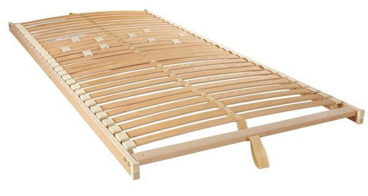 RIBBOTTEN 120/200 cm mellanzon verstellbar, björk  - bokfärgad/björkfärgad, Basics, trä/plast (120/200cm) - Best Price