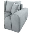 ECKSOFA  in Velours Grau  168/298 cm  - Schwarz/Grau, KONVENTIONELL, Kunststoff/Textil (168/298cm) - Carryhome