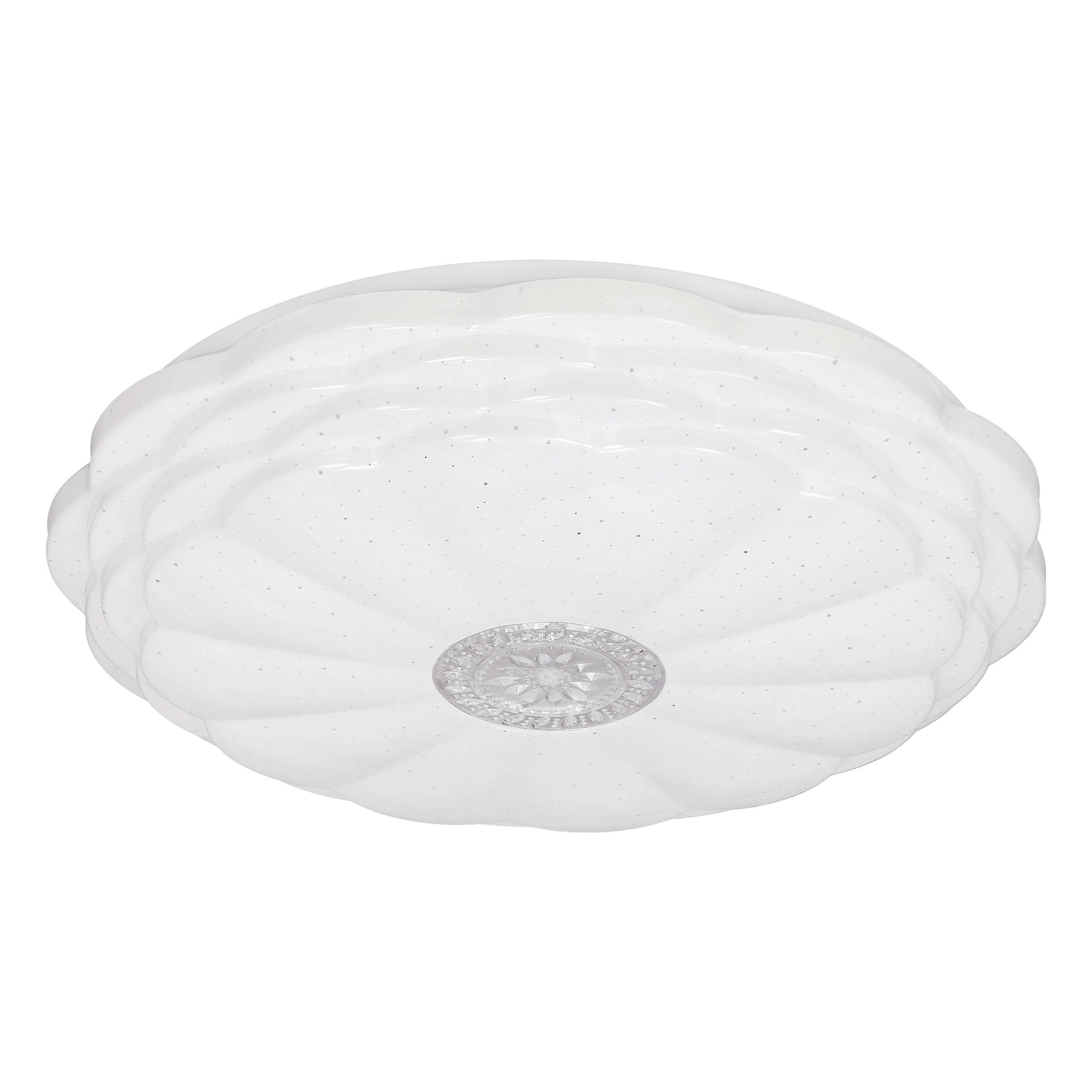 LED-DECKENLEUCHTE 38/38/7 cm   - Weiß, KONVENTIONELL, Kunststoff/Metall (38/38/7cm)