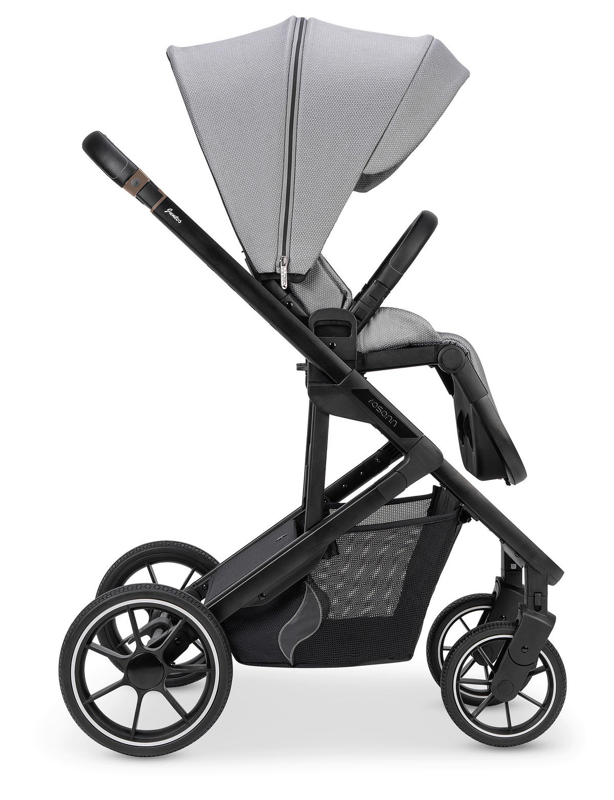 KOMBIKINDERWAGEN  Juntos  Rock  - Hellgrau, Basics (84/97,5/53,5cm) - Osann