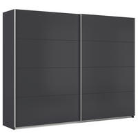SCHWEBETÜRENSCHRANK  in Grau  - Alufarben/Grau, KONVENTIONELL, Holzwerkstoff/Metall (271/229/62cm) - Xora