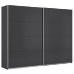 SCHWEBETÜRENSCHRANK  in Grau  - Alufarben/Grau, KONVENTIONELL, Holzwerkstoff/Metall (271/210/62cm) - Xora