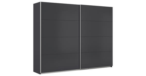 SCHWEBETÜRENSCHRANK  in Grau  - Alufarben/Grau, KONVENTIONELL, Holzwerkstoff/Metall (271/210/62cm) - Xora