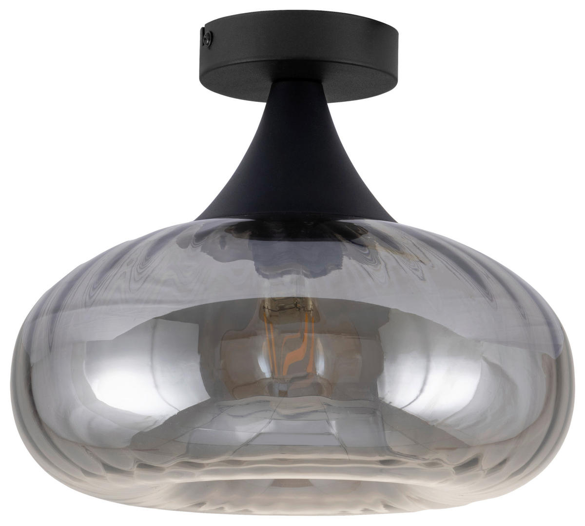 DECKENLEUCHTE 28/23 cm   - Design, Glas/Metall (28/23cm) - Collet's Monde