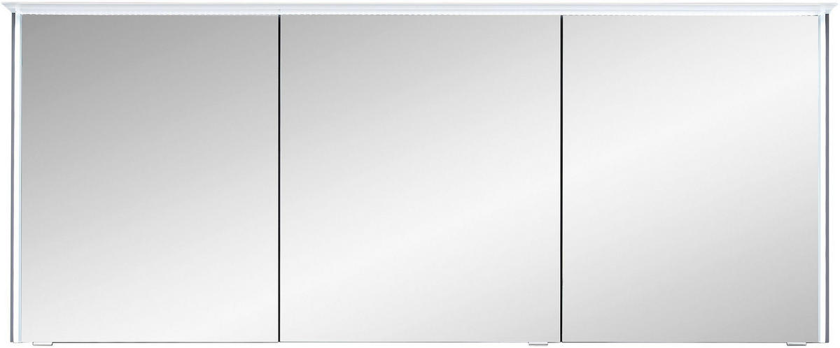 SPIEGELSCHRANK 180/71,1/15 cm  - Chromfarben/Klar, Design, Glas/Holzwerkstoff (180/71,1/15cm) - Leonardo Living