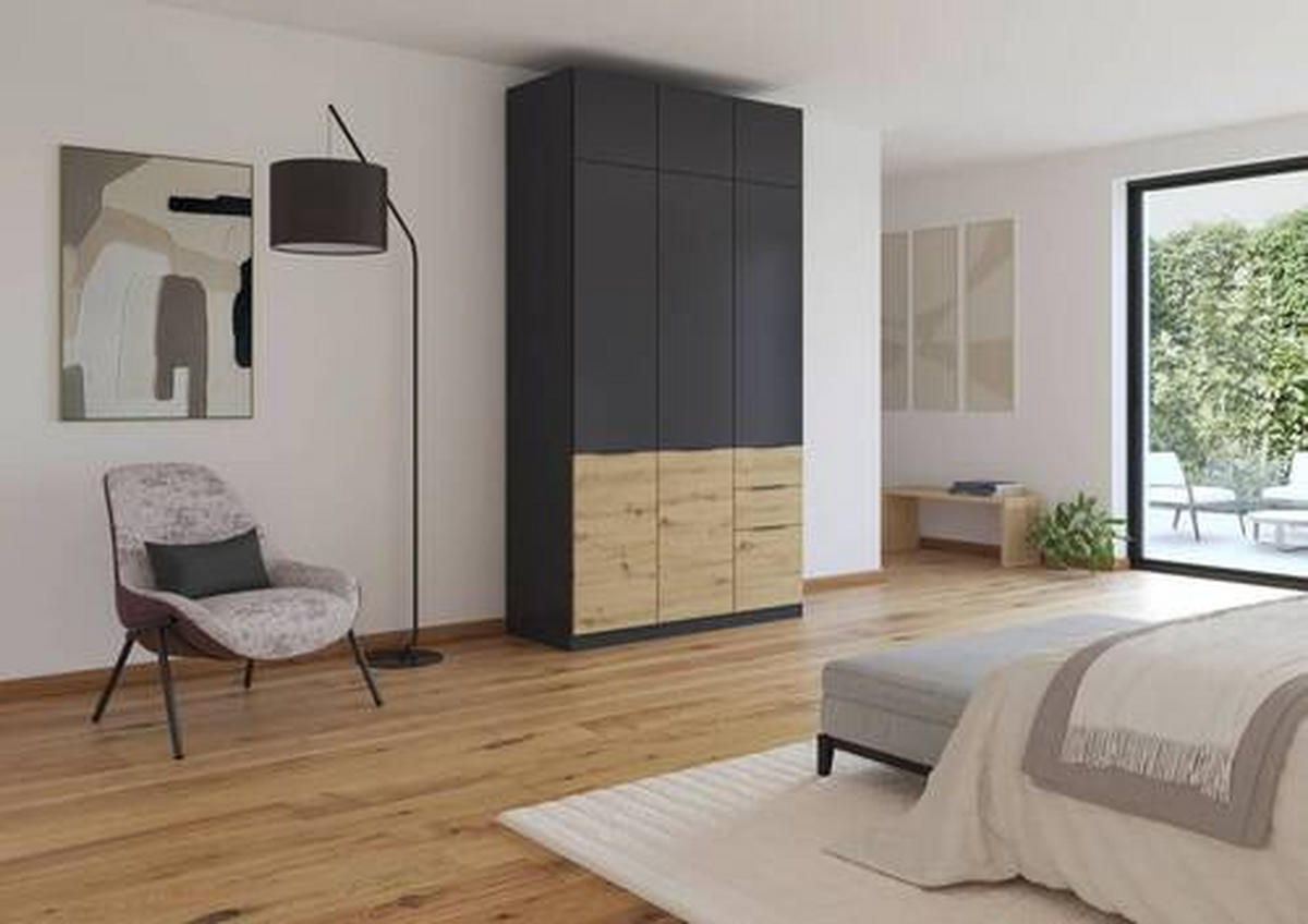 AUFSATZSCHRANK 136/39/54 cm  in  - Grau, KONVENTIONELL, Holzwerkstoff (136/39/54cm) - James Wood