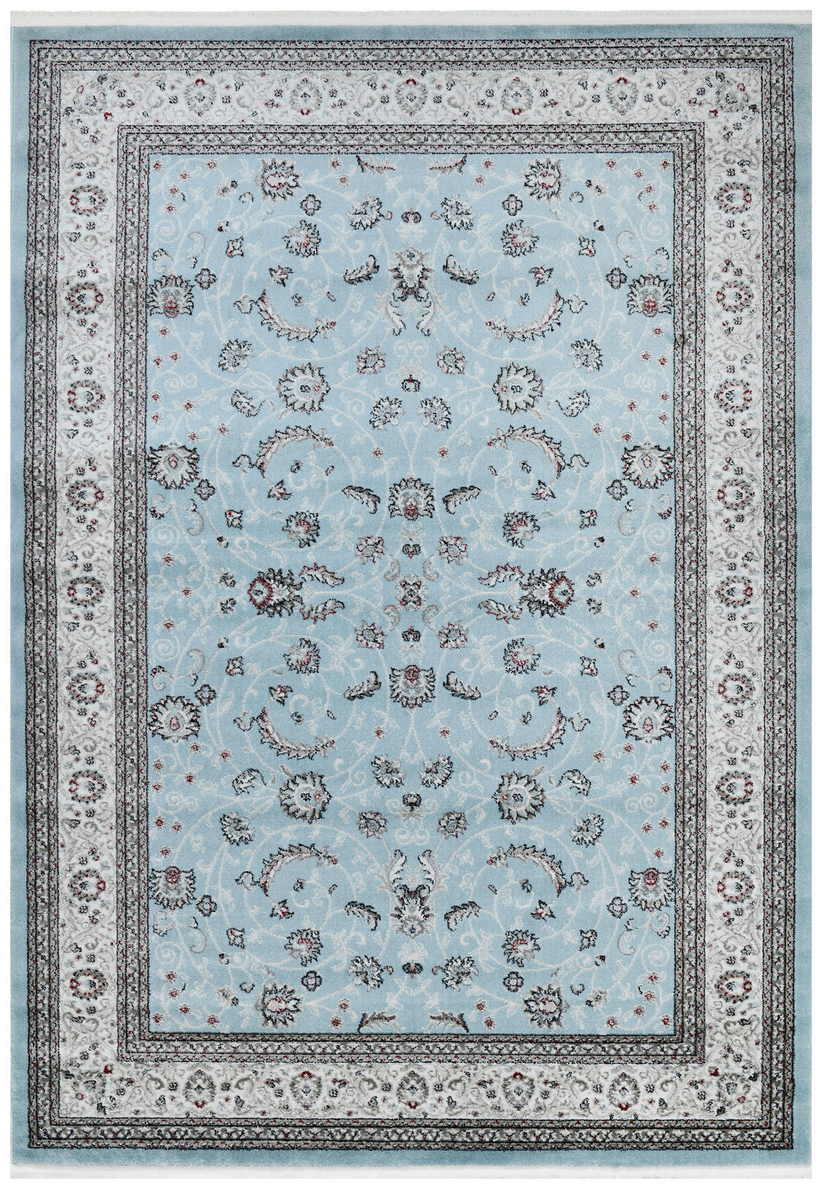 TKANÝ KOBEREC, modrá, šedá, černá - šedá/modrá, Basics, textil (320/420cm)