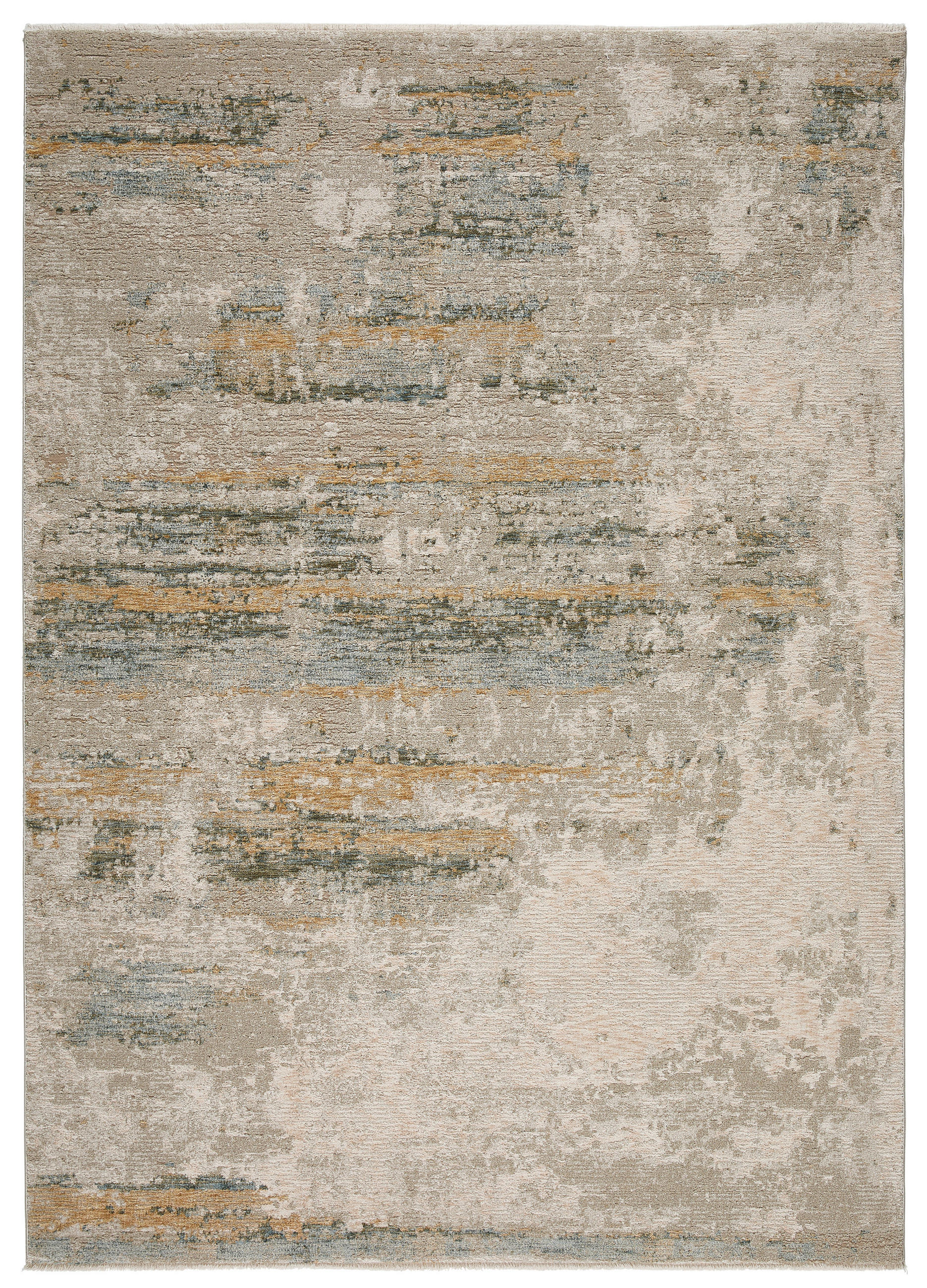 Novel Webteppich Gelb, Grün, Beige 160x230 cm