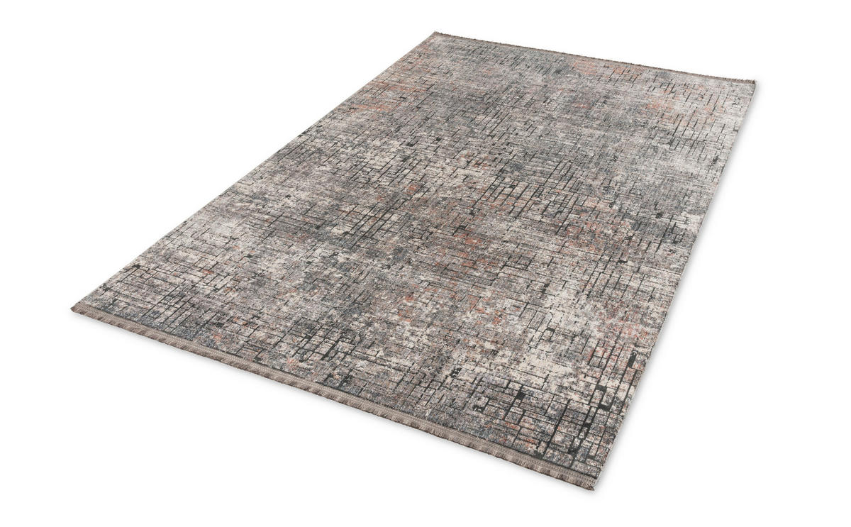 WEBTEPPICH 80/150 cm Grau  - Grau, Design, Textil (80/150cm)