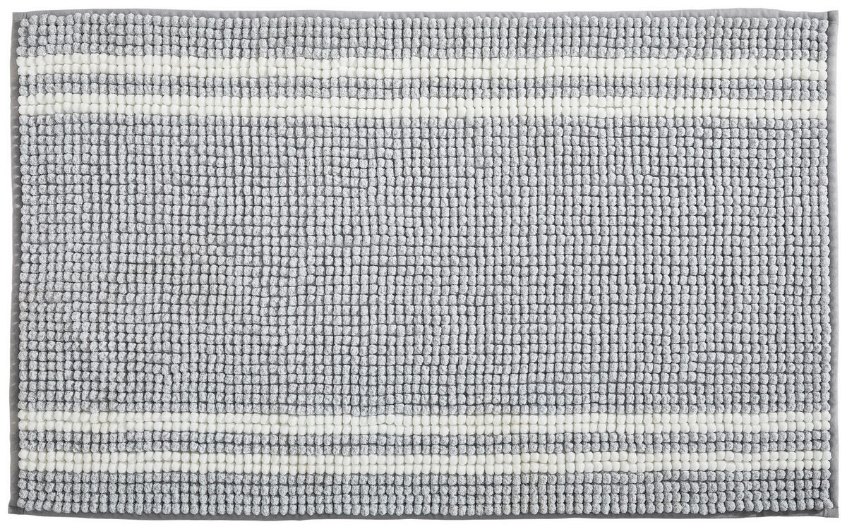 BADEMATTE Grau 60/100 cm  - Grau, Textil (60/100cm) - Esposa