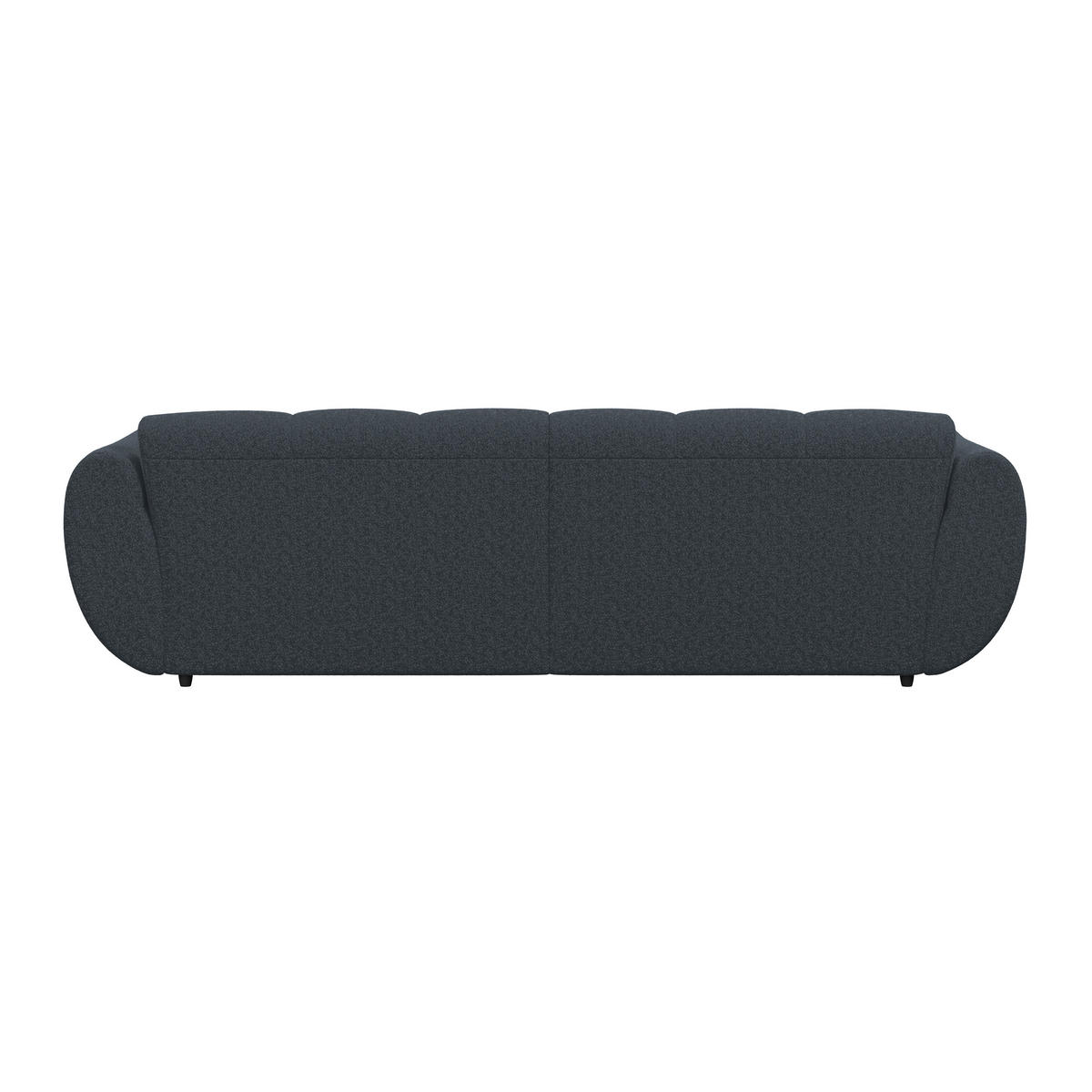ECKSOFA Chenille Dunkelblau  - Dunkelgrün/Schwarz, Trend, Kunststoff/Textil (178/280cm) - MID.YOU