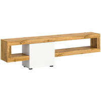 LOWBOARD  in 190/51/30 cm  - Eichefarben/Schwarz, Design, Holzwerkstoff/Kunststoff (190/51/30cm) - MID.YOU
