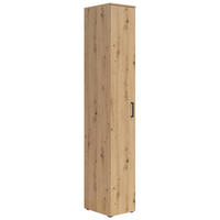 VIACÚČELOVÁ SKRIŇA, dub artisan, 30/195/40 cm - čierna/antracitová, Modern, kompozitné drevo/plast (30/195/40cm) - Carryhome