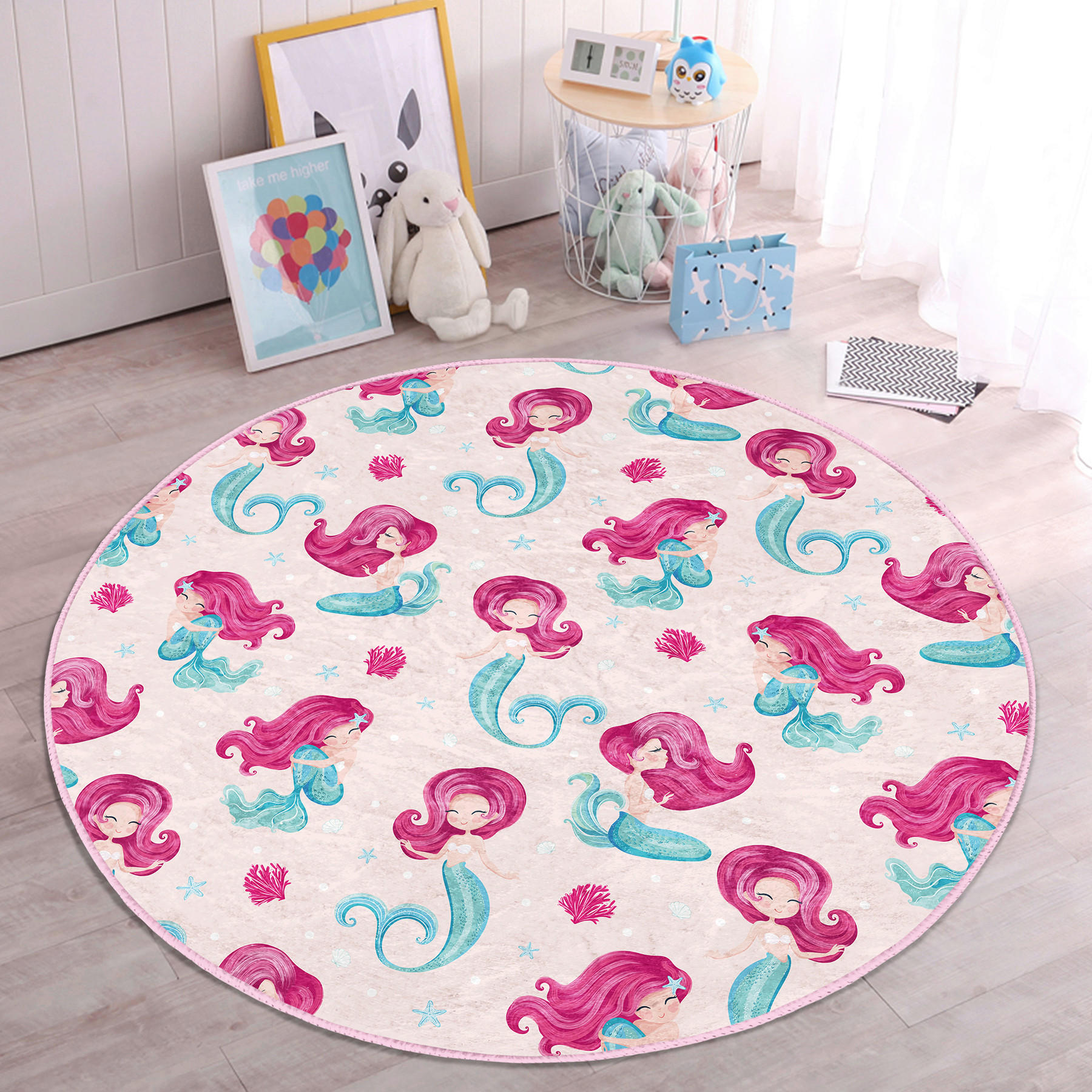 XXXLutz Kinderteppich Mehrfarbig 120x120 cm