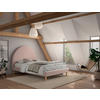 KINDER-/JUNIORBETT - Naturfarben/Rosa, ROMANTIK / LANDHAUS, Holz/Textil (140/200cm) - MID.YOU