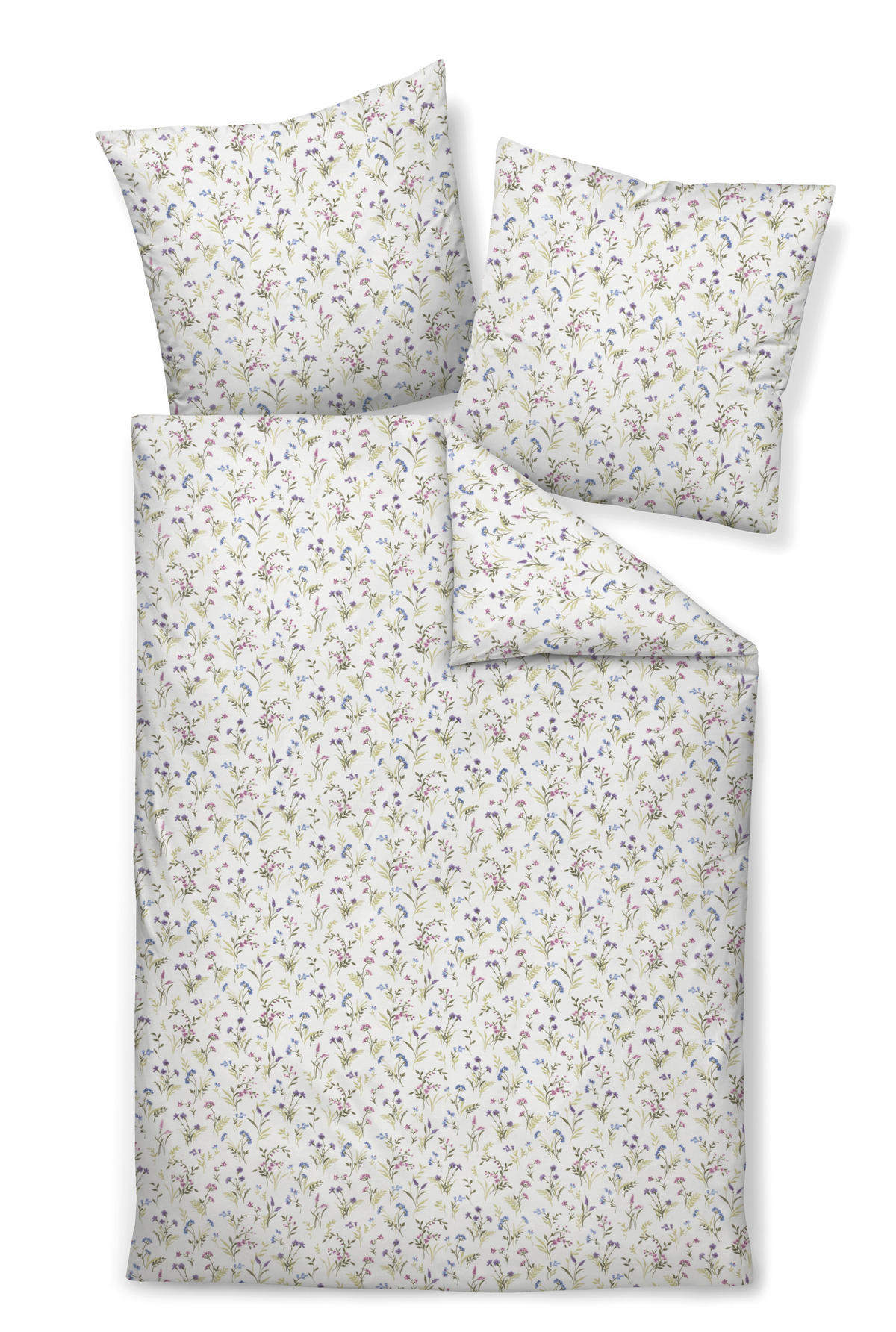 BETTWÄSCHE Biber 135/200 cm  - Beere, Design, Textil (135/200cm) - Janine