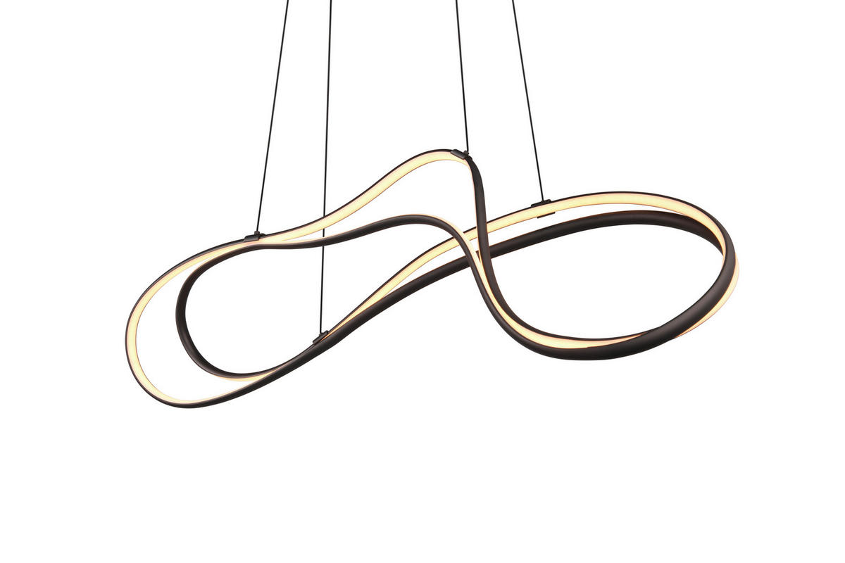 LED-HÄNGELEUCHTE 113/24/150 cm    - Schwarz, Design, Metall (113/24/150cm) - Trio Leuchten