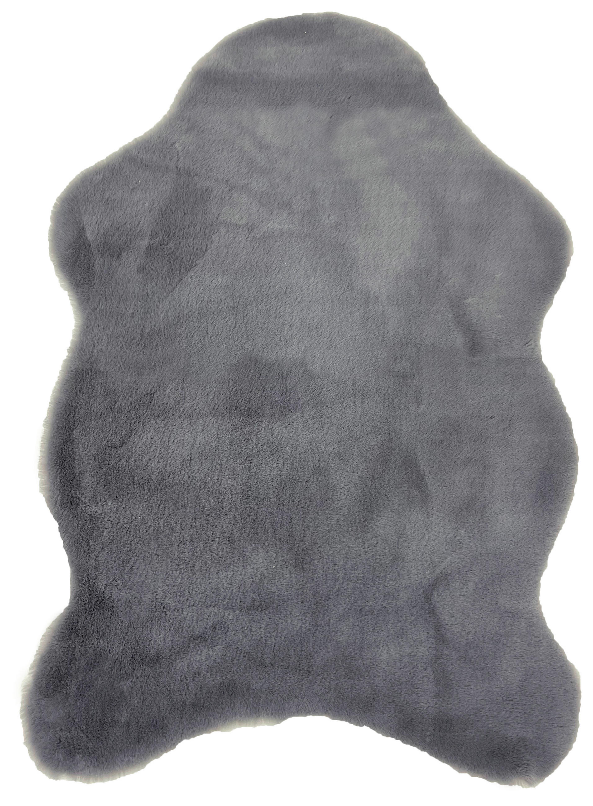 KUNSTFELL 60/90 cm Grau  - Grau, KONVENTIONELL, Textil (60/90cm) - Novel