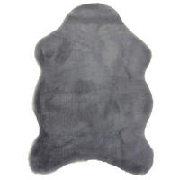 KUNSTFELL 60/90 cm Grau  - Grau, KONVENTIONELL, Textil (60/90cm) - Novel